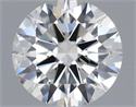 Natural Diamond 0.42 Carats, Round with Excellent Cut, H Color, SI1 Clarity and Certified by IGI