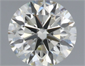 Natural Diamond 0.70 Carats, Round with Excellent Cut, I Color, VVS1 Clarity and Certified by IGI