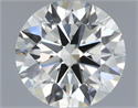Natural Diamond 0.71 Carats, Round with Excellent Cut, I Color, VVS1 Clarity and Certified by IGI