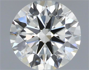 Picture of Natural Diamond 0.71 Carats, Round with Excellent Cut, I Color, VVS1 Clarity and Certified by IGI