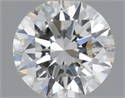 Natural Diamond 0.50 Carats, Round with Excellent Cut, H Color, SI1 Clarity and Certified by GIA