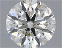Natural Diamond 0.70 Carats, Round with Excellent Cut, I Color, SI2 Clarity and Certified by IGI