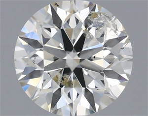 Picture of Natural Diamond 0.70 Carats, Round with Excellent Cut, I Color, SI2 Clarity and Certified by IGI