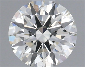 Picture of Natural Diamond 0.45 Carats, Round with Excellent Cut, J Color, SI1 Clarity and Certified by GIA