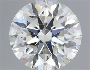 Picture of Natural Diamond 0.50 Carats, Round with Excellent Cut, J Color, SI2 Clarity and Certified by GIA