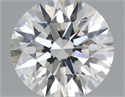 Natural Diamond 0.70 Carats, Round with Excellent Cut, J Color, SI1 Clarity and Certified by GIA