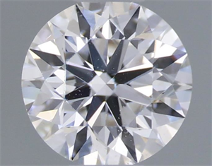 Picture of Natural Diamond 0.41 Carats, Round with Excellent Cut, D Color, VS2 Clarity and Certified by GIA