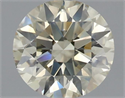 Natural Diamond 1.52 Carats, Round with Excellent Cut, M Color, I1 Clarity and Certified by IGI