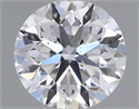 Natural Diamond 0.71 Carats, Round with Very Good Cut, D Color, SI1 Clarity and Certified by GIA