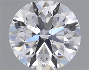 Picture of Natural Diamond 0.71 Carats, Round with Very Good Cut, D Color, SI1 Clarity and Certified by GIA