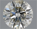 Natural Diamond 0.70 Carats, Round with Excellent Cut, I Color, I1 Clarity and Certified by IGI