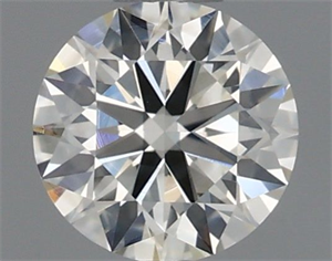Picture of Natural Diamond 0.42 Carats, Round with Excellent Cut, K Color, VS2 Clarity and Certified by IGI