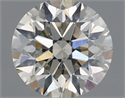 Natural Diamond 0.41 Carats, Round with Excellent Cut, K Color, SI1 Clarity and Certified by IGI