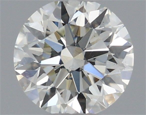 Picture of Natural Diamond 0.41 Carats, Round with Excellent Cut, H Color, VS2 Clarity and Certified by IGI