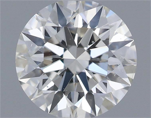 Picture of Natural Diamond 0.72 Carats, Round with Excellent Cut, I Color, SI2 Clarity and Certified by GIA