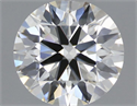 Natural Diamond 0.56 Carats, Round with Excellent Cut, H Color, VVS2 Clarity and Certified by IGI