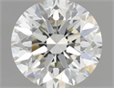 Natural Diamond 0.70 Carats, Round with Excellent Cut, I Color, VS2 Clarity and Certified by IGI