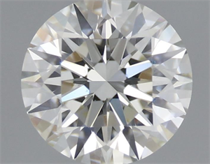 Picture of Natural Diamond 0.60 Carats, Round with Excellent Cut, J Color, VVS1 Clarity and Certified by GIA