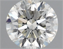 Natural Diamond 0.70 Carats, Round with Excellent Cut, J Color, VS1 Clarity and Certified by GIA