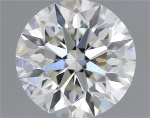 Picture of Natural Diamond 0.56 Carats, Round with Excellent Cut, J Color, VVS1 Clarity and Certified by GIA