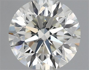 Picture of Natural Diamond 0.70 Carats, Round with Very Good Cut, K Color, VVS2 Clarity and Certified by GIA
