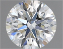 Diamante Natural 0.57 quilates, Redondo , Color K, claridad VVS1 y certificado GIA