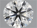 Natural Diamond 0.70 Carats, Round with Very Good Cut, J Color, SI1 Clarity and Certified by GIA