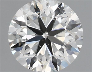 Picture of Natural Diamond 0.70 Carats, Round with Very Good Cut, J Color, SI1 Clarity and Certified by GIA