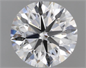 Natural Diamond 0.50 Carats, Round with Very Good Cut, G Color, VS1 Clarity and Certified by GIA