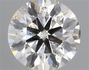Picture of Natural Diamond 0.70 Carats, Round with Excellent Cut, K Color, SI2 Clarity and Certified by IGI