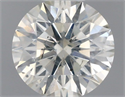 Natural Diamond 0.72 Carats, Round with Excellent Cut, K Color, SI2 Clarity and Certified by IGI