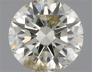 Picture of Natural Diamond 0.70 Carats, Round with Excellent Cut, K Color, I1 Clarity and Certified by IGI