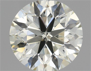 Picture of Natural Diamond 0.70 Carats, Round with Excellent Cut, L Color, SI1 Clarity and Certified by IGI