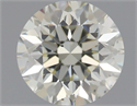 Natural Diamond 0.70 Carats, Round with Very Good Cut, L Color, VS2 Clarity and Certified by IGI