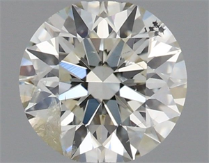Foto Diamante Natural 0.71 quilates, Redondo , Color K, claridad I1 y certificado IGI de