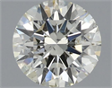 Natural Diamond 0.71 Carats, Round with Excellent Cut, L Color, SI1 Clarity and Certified by IGI