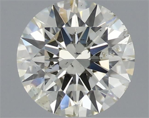 Picture of Natural Diamond 0.71 Carats, Round with Excellent Cut, L Color, SI1 Clarity and Certified by IGI