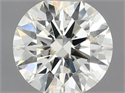 Natural Diamond 0.40 Carats, Round with Excellent Cut, J Color, SI2 Clarity and Certified by IGI