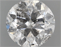 Natural Diamond 1.00 Carats, Round with Very Good Cut, G Color, I1 Clarity and Certified by IGI