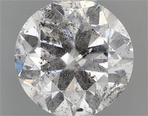 Picture of Natural Diamond 1.00 Carats, Round with Very Good Cut, G Color, I1 Clarity and Certified by IGI