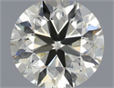 Natural Diamond 0.70 Carats, Round with Very Good Cut, L Color, SI1 Clarity and Certified by IGI