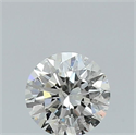 Diamante Natural 0.52 quilates, Redondo , Color J, claridad SI1 y certificado GIA