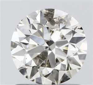 Picture of Natural Diamond 1.05 Carats, Round with Excellent Cut, K Color, I1 Clarity and Certified by IGI