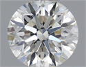 Diamante Natural 0.50 quilates, Redondo , Color J, claridad VVS2 y certificado GIA