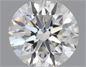 Natural Diamond 0.50 Carats, Round with Excellent Cut, I Color, VVS1 Clarity and Certified by GIA
