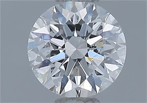 Foto Diamante Natural 0.40 quilates, Redondo , Color E, claridad SI2 y certificado GIA de