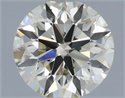 Natural Diamond 0.40 Carats, Round with Excellent Cut, K Color, VS2 Clarity and Certified by IGI