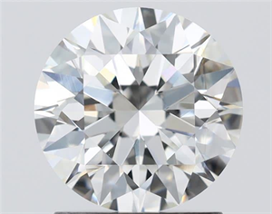 Foto Diamante Natural 1.51 quilates, Redondo , Color H, claridad VVS2 y certificado GIA de