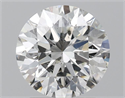 Natural Diamond 1.51 Carats, Round with Very Good Cut, F Color, VVS2 Clarity and Certified by GIA