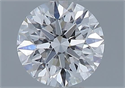 Diamante Natural 0.51 quilates, Redondo , Color E, claridad SI1 y certificado GIA
